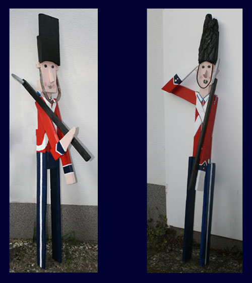 Dänischer Wachsoldat